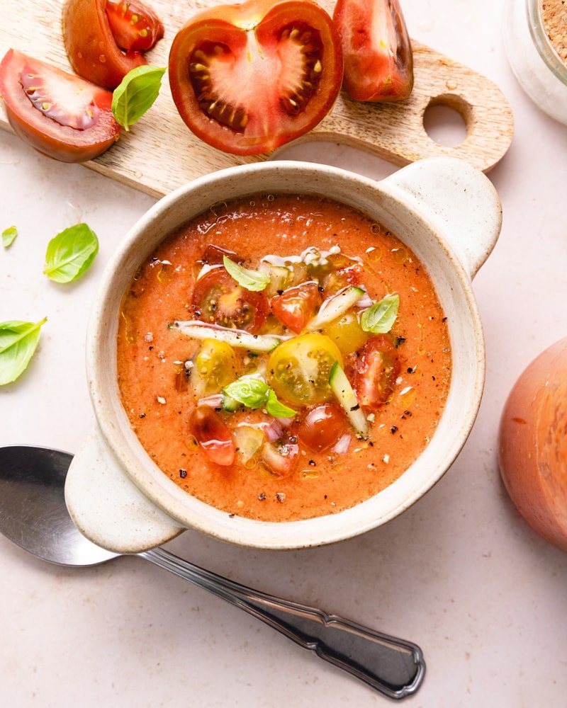 Les boules apéro jambon cru / mozzarella ultra rapides ! 2 Bol de gaspacho andalou